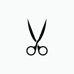 Fototapeta premium Scissor Icon. Cut, Barber Symbol - Vector Sign and Symbol for Design, Presentation, Website or Apps Elements. 