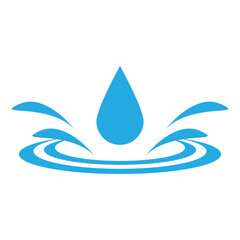 water drop icon vector