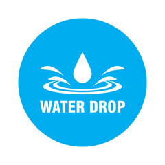 Fototapeta na wymiar water drop icon vector