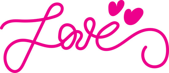 Obraz premium Elegant Hand-Drawn Love Hearts Vector Graphic element