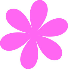 Cute colorful flower icon