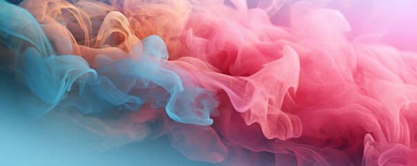 Colorful abstraction of smooth elegant smoke background