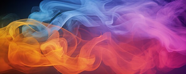 Fototapeta na wymiar Colorful abstraction of smooth elegant smoke background