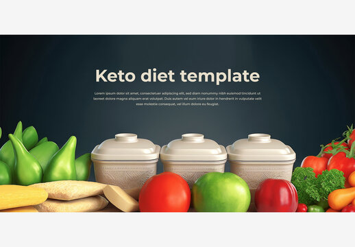 Vibrant Fresh Produce In Containers on Dark Tabletop with Blue Wall Backdrop - Stock Photo with Black Border and White/Black Backdrop  Keto Diet, No Carbs, Mockup, Template, Generative AI