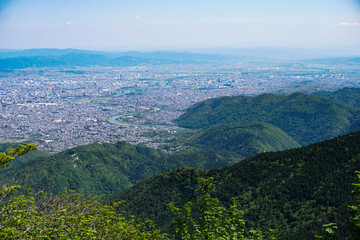 京都の見晴らし嵐山と小倉山
