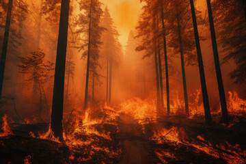 Forest Fire from Climate Change