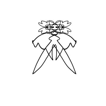 boceto monstruo tigre super heroe blanco y negro para colorear