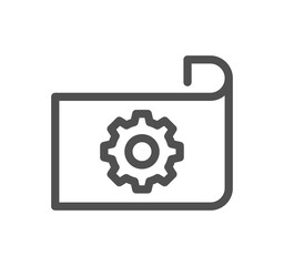 Business people and human resources related icon outline and linear symbol.