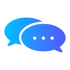 chat gradient icon