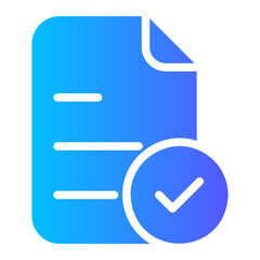checklist gradient icon