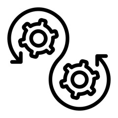 devops line icon