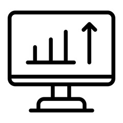 Obraz premium metrics line icon