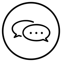 chat line icon