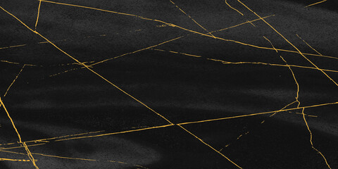 Dark marble in golden and black pattern texture for design, patterned detailed structure of Gold...