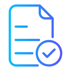 checklist gradient icon