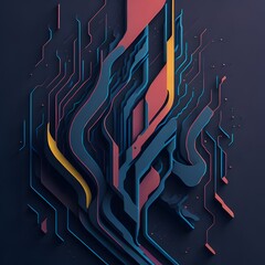 Abstract background - AI generated