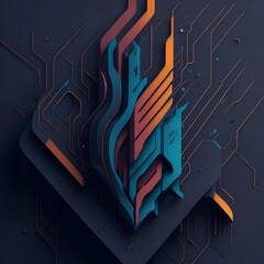 Abstract background - AI generated