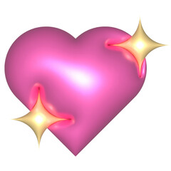 heart with stars