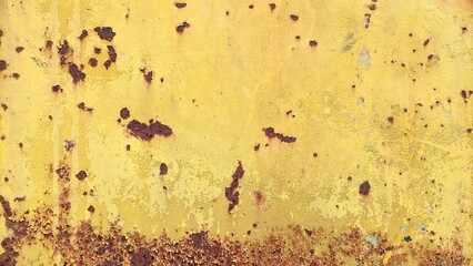 old rusty texture plate yellow