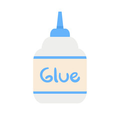 Fototapeta premium School subject icons illustration set_Glue