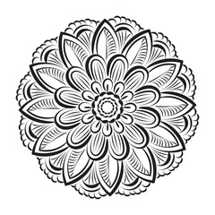 Mandala Art design in circle. Simple mandala design floral mandala art beautiful mandala artwork