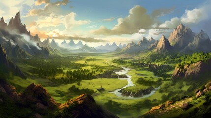 Plakat Amazing Landscape Game Artwork