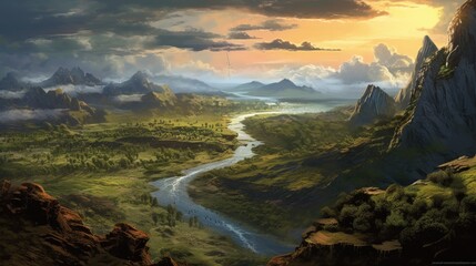 Amazing Landscape Game Artwork