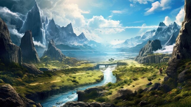 Amazing Landscape Game Artwork