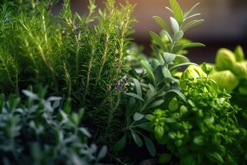 various herbs
