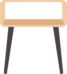 Fototapeta premium Isolated end table. Vector illustration.