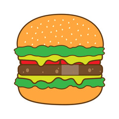 Hamburger Icon Illustration