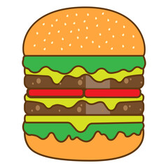 Hamburger Icon Illustration