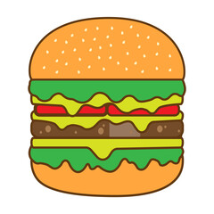 Hamburger Icon Illustration