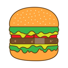 Hamburger Icon Illustration