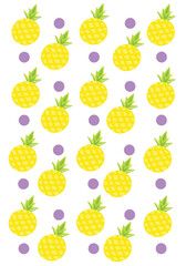 pattern of pineapple.