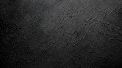 Texture of black crumpled paper. Generative AI.. Generative AI.