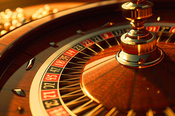 Roulette wheel casino, Ai generative