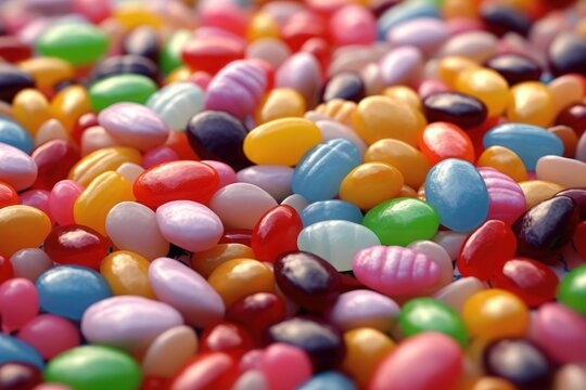 colorful candy background, ai tools generated image