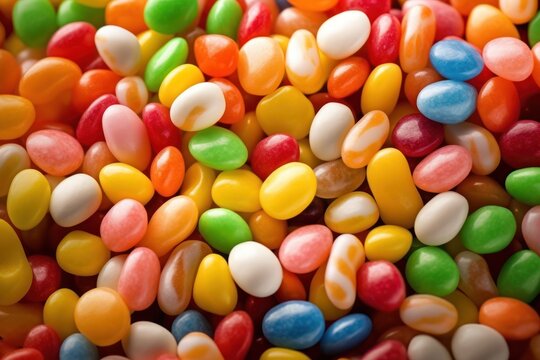 colorful candy background, ai tools generated image
