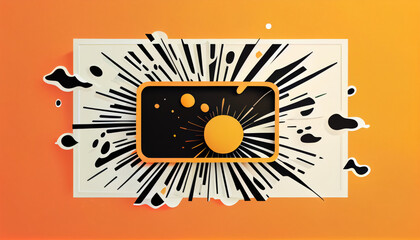 Utilizing a minimalist concept, this creative and modern graphic design abstract background for business effectively communicates through the strategic use of typography and other visual elements