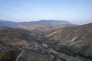 Fototapeta premium Mountainous landscape in the south of Granada (Spain)