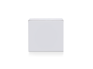 Blank box on, transparent background