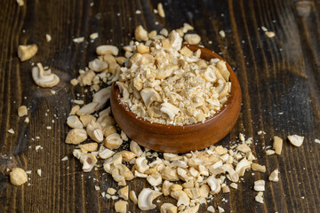 Peeled hard dried cashew nuts