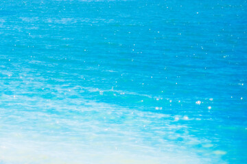 キラキラ青い海_背景素材