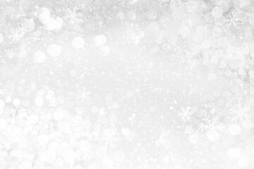 クリスマス背景素材_ホワイト