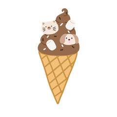 ice cream cone