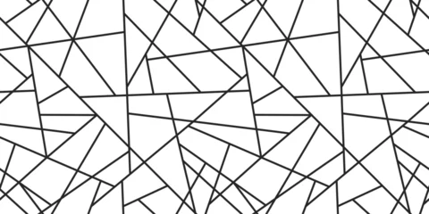 Türaufkleber Abstract geometric seamless pattern polygon line background design. Vector illustration. Eps10  © SF_SND