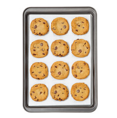 Baked Sugar Cookies on baking sheet