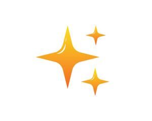 Obraz premium Shine sparkle effect icon illustration