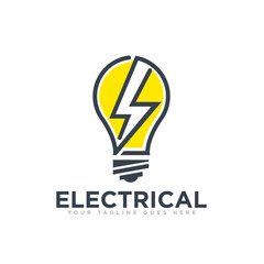 Electrical Logo Design Illustration